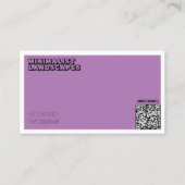 CARTE DE VISITE minimaliste THÉÂTRE (Devant)