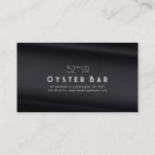 Carte De Visite Minimalistic Deco Style | Black Pearl (Dos)