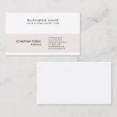 Carte De Visite Minimalistic moderne professionnel sophistiqué (Devant / Derrière)