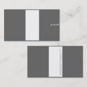 Carte De Visite minimum BC (Devant / Derrière)