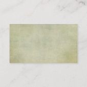 Carte De Visite Ministère de conseil floral de printemps frais et (Dos)