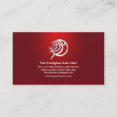 Carte De Visite Ministère De La Vignette Du Sang Rouge (Dos)