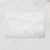 Carte De Visite Ministère de l'orientation florale de Grisaille fé (Dos)