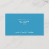 Carte De Visite Ministère public de la Justice (Dos)