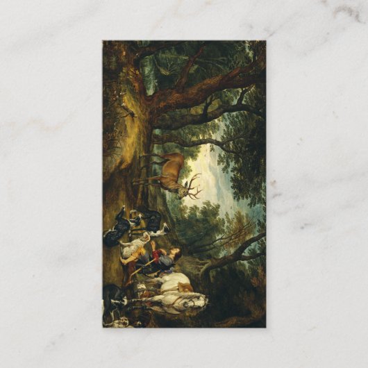 Carte De Visite Miracle de Saint Hubert par Peter Paul Rubens (Devant)