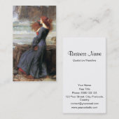 Carte De Visite Miranda - la tempête - John William Waterhouse (Devant / Derrière)