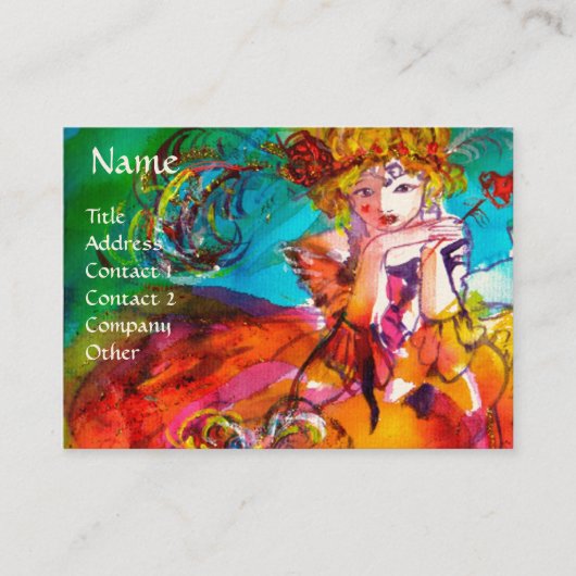 Carte De Visite MIRANDOLINA / Arts du spectacle, Costumier (Devant)