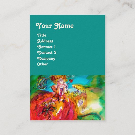 Carte De Visite MIRANDOLINA / Arts du spectacle, Costumier (Devant)