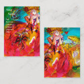 Carte De Visite MIRANDOLINA / Arts du spectacle, Costumier (Devant / Derrière)