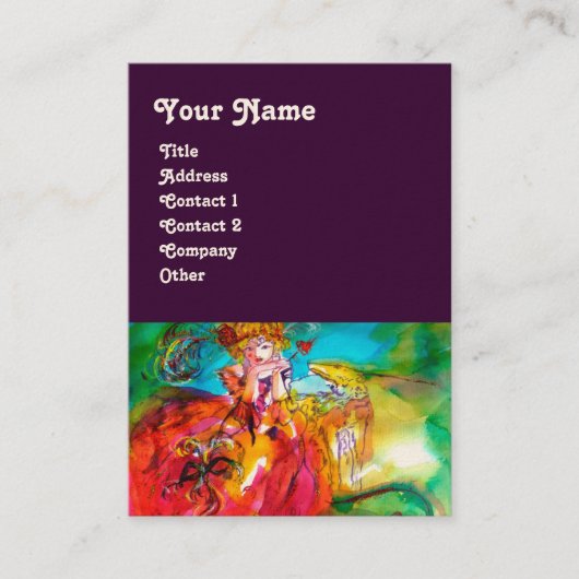 Carte De Visite MIRANDOLINA / Arts du spectacle, Costumier (Devant)