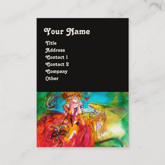 Carte De Visite MIRANDOLINA / Arts du spectacle, Costumier (Devant)