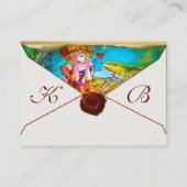 Carte De Visite MIRANDOLINA SCELLULAIRE Monogramme blanc Pearle (Dos)