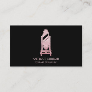 Carte De Visite Miroir Antique Décoration de Maison Vintage