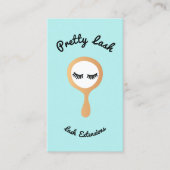 Carte De Visite Miroir d'extension Lash Cute (Devant)