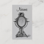 Carte De Visite Miroir Vintage (Dos)