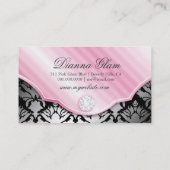 Carte De Visite Miroitement de luxe de damassé de 311 gâteaux (Dos)