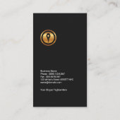 Carte De Visite Miroiter l'auteur créatif de Faux de stylo (Dos)