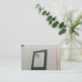 Carte De Visite Mirror on the wall business card (Debout devant)