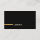 Carte De Visite Mise en page minimale des photos professionnelles  (Dos)