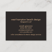 Carte De Visite Mise en scène de maison géode fabuleuse (Dos)