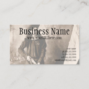 Carte De Visite Miss Annie Oakley avec pistolet, Portrait photo Vi