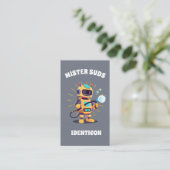 Carte De Visite MISTER SUDS LAVE avec code QR (Debout devant)