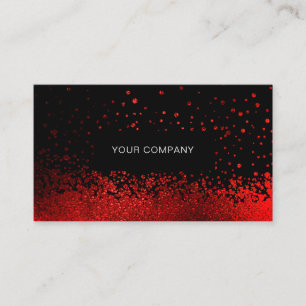 Carte De Visite Mitter Drop Rouge