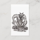 Carte De Visite Mix-créature - Troll Devil et Golem - Gargoyle Bu (Dos)