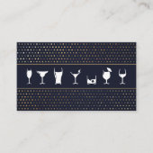 Carte De Visite Mix Drinks | Cocktails | Bartender (Devant)