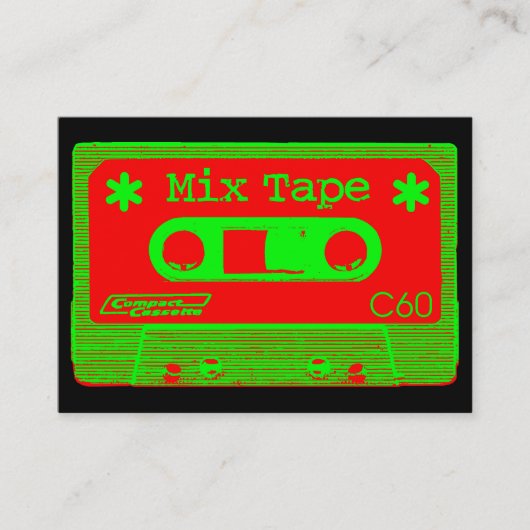 Carte De Visite Mix Tape Pop IV (Devant)