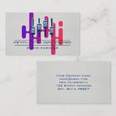 Carte De Visite Mixer | Arrière - plan audio de l'égaliseur de mus (Devant / Derrière)