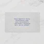 Carte De Visite Mixer | Arrière - plan en cuir (Dos)