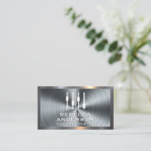 Carte De Visite Mixer | Ingénieur du son | Métal (Debout devant)