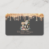 Carte De Visite Mixeur de gâteaux floraux Boulangerie chic Drives (Devant)