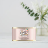 Carte De Visite Mixeur Rose Gold Flore (Debout devant)