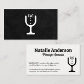 Carte De Visite Mixologie | Logo de restauration (Devant / Derrière)