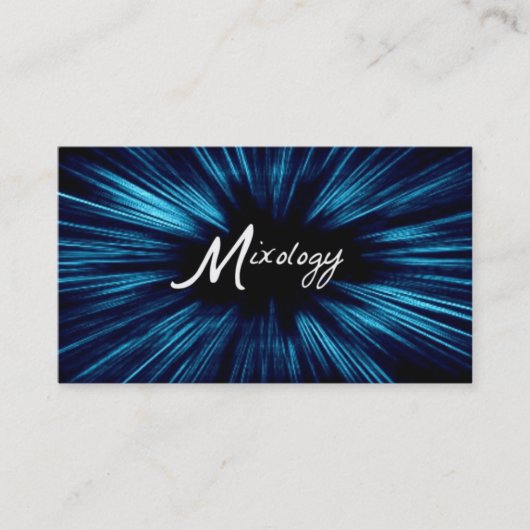 Carte de visite Mixologie Star (Devant)