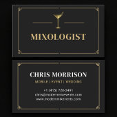Carte De Visite Mixologist Professional