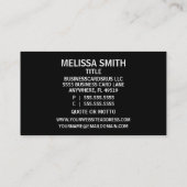 Carte de visite Mixologue Blue Damask (Dos)