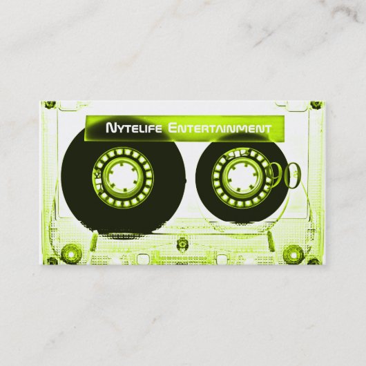Carte De Visite Mixtape Sublime Lime (Devant)