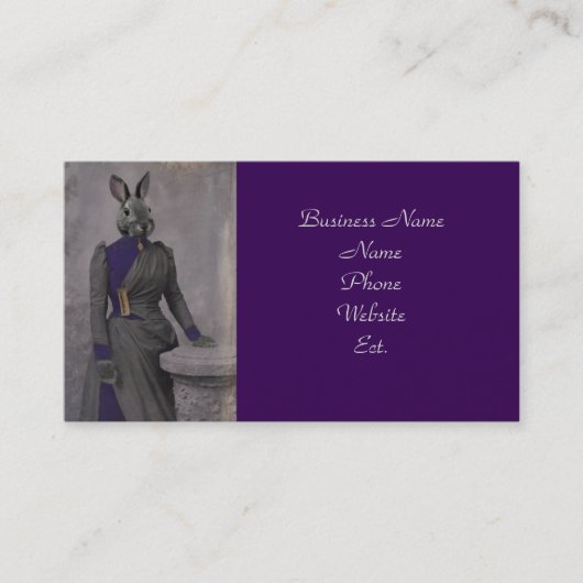 Carte De Visite Mlle Bunny (Devant)