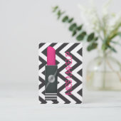 Carte De Visite Mlle Makeup Pink 2 (Debout devant)