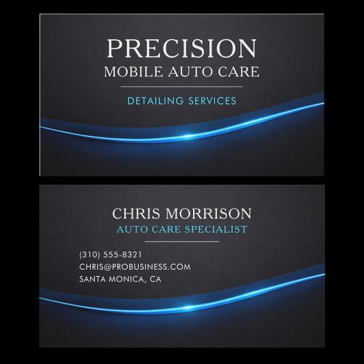 Carte De Visite Mobile Auto Care Professional