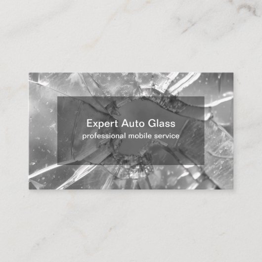 Carte De Visite Mobile Auto Glass Repair Replace (Devant)
