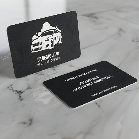 Carte De Visite 🧽 Mobile Car Detail Premium