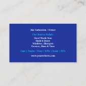 Carte De Visite Mobile Car Detailing Business Card Template (Dos)