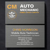 Carte De Visite Mobile Car Repair & Auto Technician Service