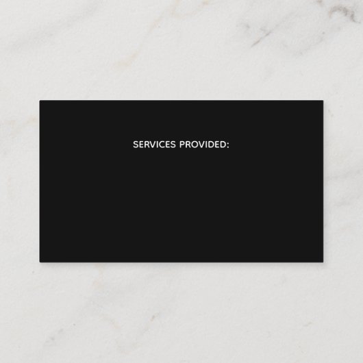 Carte De Visite Mobile Car Wash Detail - Business Logo QR Code  (Dos)