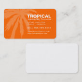 Carte de visite mobile de salon de bronzage (Devant / Derrière)