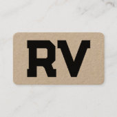 Carte De Visite Mobile Homes RV (Devant)